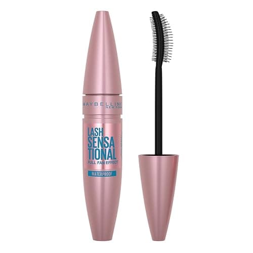 Maybelline Mascara, Lash Sensational Volumizing and Thickening Waterproof Mascara, Black - Black - 9.4 ml (Pack of 1) - Image 1