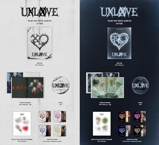 XLOV UXLXVE 1st Mini Album Standard Photobook Ver (O + N 2 Ver SET) thumbnail 2