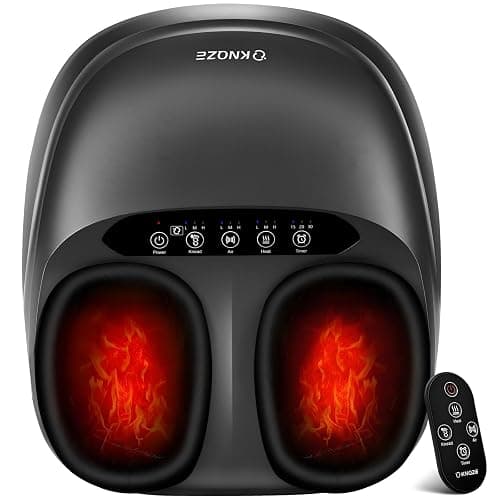 Shiatsu Foot Massager with Heat, Deep Kneading Foot Massager Machine with Remote, Compression, Multi-Massage Modes, Auto-Off Timers, for Plantar Fasciitis, Neuropathy Pain, Relax for Home or Office - Image 1