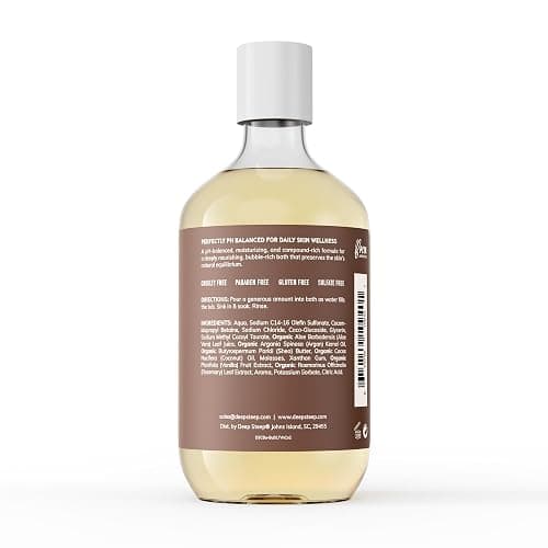 Deep Steep Bubble Bath, Vanilla Coconut 17 oz – Hypoallergenic, Clinically Tested Soothing Soak with Shea Butter & Argan Oil – Sulfate-Free thumbnail 2