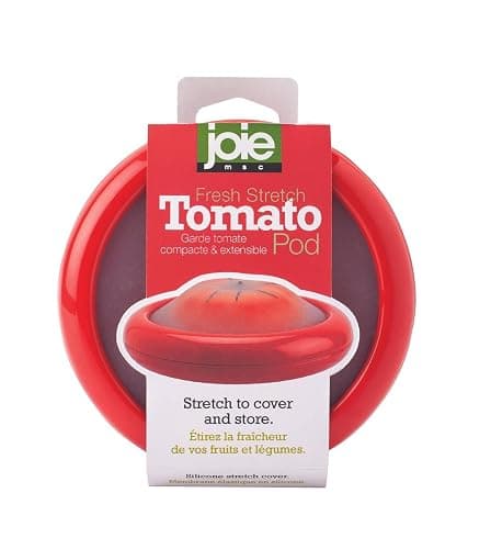 Joie Fresh Stretch Pod Tomato Storage Container, Silicone Food Saver, Keeps Leftover Produce Flavorful and Firm in Fridge, Reusable Kitchen Gadget, Dishwasher Safe, BPA-Free thumbnail 5