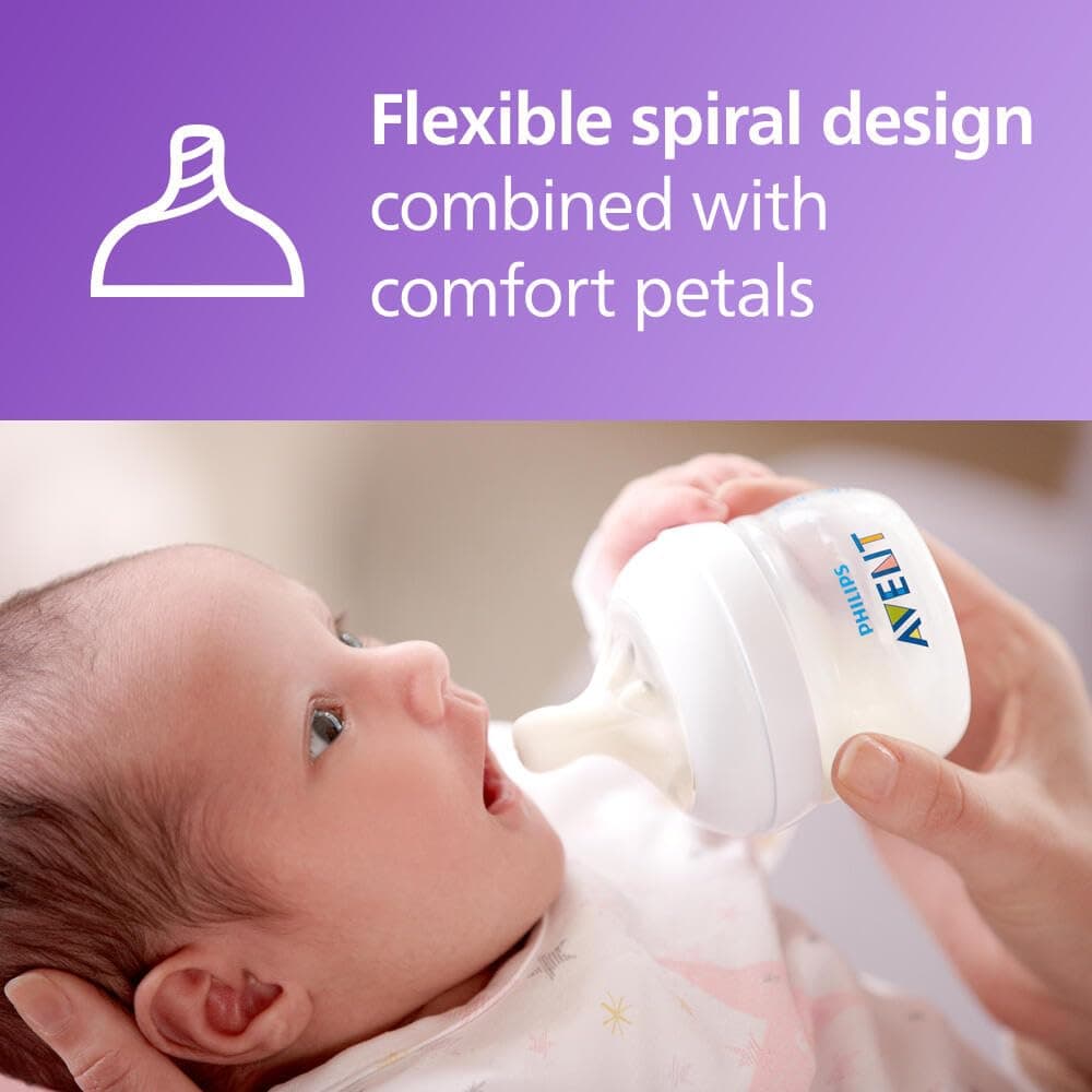 Philips Avent SCF019/25 - Biberón natural (2 unidades), transparente thumbnail 5