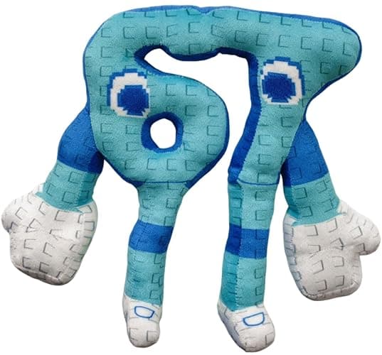 ULTHOOL Steal a Brainrot Plush Toys, 9.8 inch Adorable Brainrot 67, Collectible Brain Rot Plush Gift for Fans (Light Blue) - Image 1