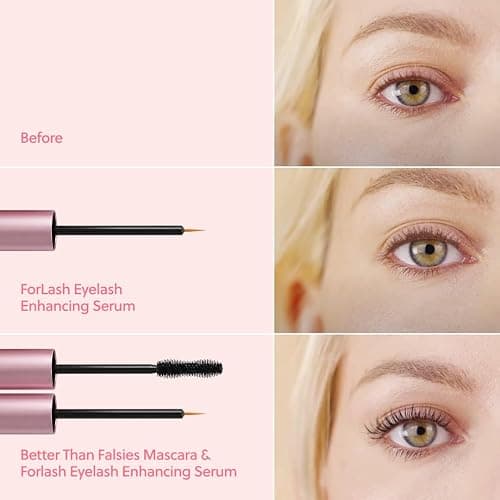 ForChics Lash Growth and Volume Duo - Growth Serum + Nourishing Mascara | 24/7 Lash Transformation System - Prostaglandin-Free, Hormone-Free - Instant Volume + Long-Term Growth thumbnail 2