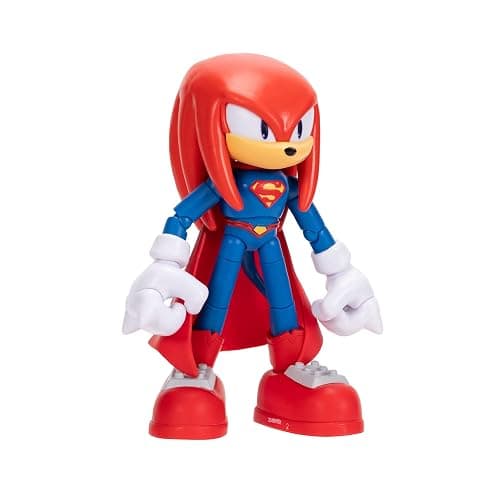 DC X Sonic Collectable Action Figures Shadow as Batman, Tails as Cyborg, Knuckles as Superman Featuring Highly Articulation Figures with Dynamic Posing thumbnail 14