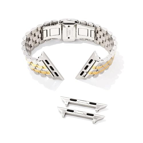 Kendra Scott Alex 5 Link Watch Bands, Compatible with Apple Watch® Series 1-8 and 20mm Samsung Galaxy Watch® thumbnail 3