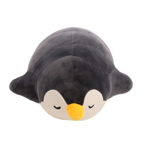 DENTRUN Penguin Stuffed Animals Bulk, Cute Penguin Plush Doll Play Toys for Kids Girls Boys Adults Birthday Xmas Halloween Present Adorable Soft Plushies, 12.20/18.11/22.44/25.98 Inchs, Blue, Black thumbnail 7