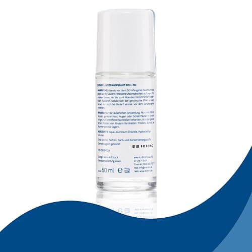 EVERDRY Antitranspirant Body Roll-On | gegen starkes Schwitzen unter den Achseln und am Körper | ergiebig für 6-12 Monate | 50 ml | Antiperspirant ohne Alkohol, Farb- und Parfümstoffe thumbnail 3
