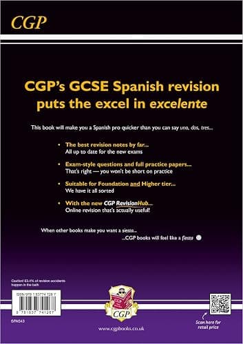 New GCSE Spanish AQA Complete Revision & Practice with CGP RevisionHub (for exams from 2026): Includes Audio & Online Tests (CGP AQA GCSE Spanish) thumbnail 2