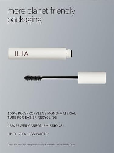 ILIA - Limitless Lash Mascara | Lightweight, Nourishing, Lengthening, Lifting | Flake + Smudge-Resistant | Non-Toxic, Cruelty-Free, Ophthalmologist-Tested, Safe For Sensitive Eyes (Soft Black) thumbnail 8