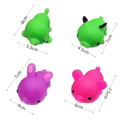 Aiyouwei 8-Piece Jumbo Mochi Squishy Toy Squishy Animals Stress Reliever Kids Party Favours (8 Normaler Stil) thumbnail 7
