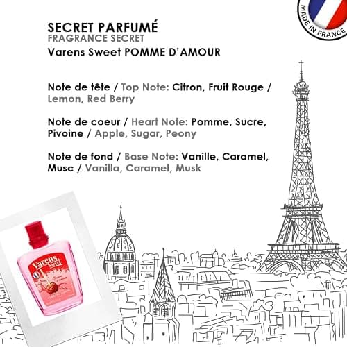 ULRIC DE VARENS - Eau de Parfum Varens Sweet Pomme D'Amour - Gourmand, Fruité, Pomme - Parfum Femme - Vaporisateur - Made in France - 50 ml thumbnail 6