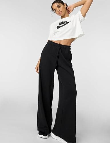 Nike Women's Sportswear Club Fleece Mid-Rise Wide-Leg Sweatpants thumbnail 5