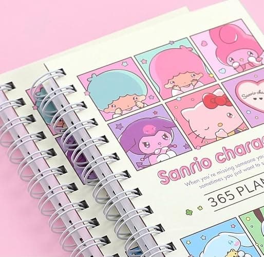 Generic New Version Cute Kitty Melody Friends 365 Daily Planner, 5 x 7 inches, Hard Cover (Ivory) thumbnail 8