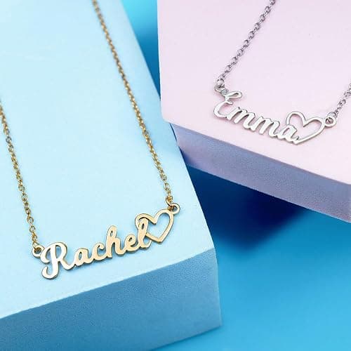 PicturesOnGold.com Custom Name Necklace For Women Personalized Name Necklace in Sterling Silver or Gold Necklace Personalized with any Name or Word thumbnail 5