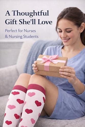 Aoliks Medical Compression Socks for Women & Men, Support Knee High Socks for Running,Nurses,Travel thumbnail 4