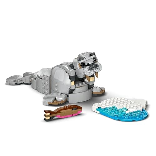 LEGO Creator 3in1 Wild Animals: Majestic Rhino with Birds Pretend Play Toy for Kids - Safari Toy Building Set for Girls & Boys, Ages 9+ - Build 3 Animal Figures in 1 Set - Birthday Gift Idea - 31171 thumbnail 5