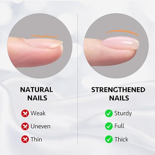 GAOY Builder Gel for Nails, 16ml Nail Strengthener in a Bottle, Nail Extension Hard Gel, Soak Off Long Lasting UV Light Cure, 1726 Baby Pink, Base Coat Top Coat Needed thumbnail 2