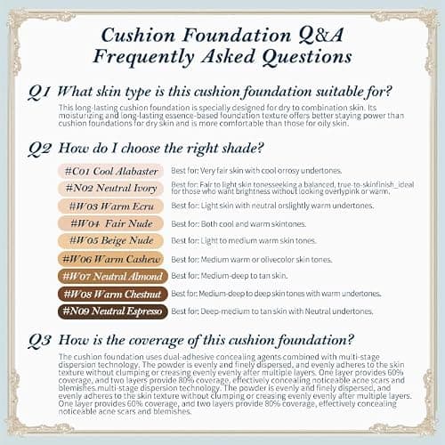 Flower Knows Bunny Garden Cushion Cream Foundation, Lightweight Formula | Light-to-Medium Buildable Coverage, Seamless Fit, Natural Satin Glow Finish, Vegan, Gift-Ready Compact (C01 Cool Alabaster) thumbnail 7
