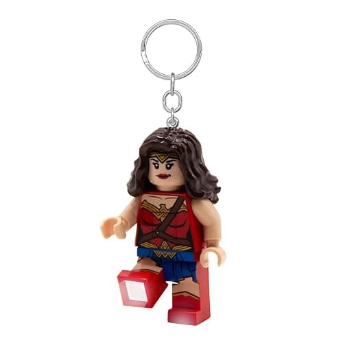 Lego DC Super Heroes Large 3 Inch Tall Figure Keychain Light - Wonder Woman (KE117H) thumbnail 7