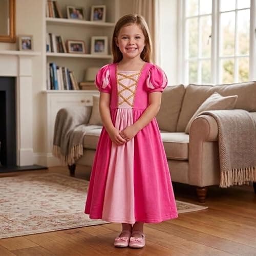Dressy Daisy Toddler and Little Girls Princess Dress Up Clothes for Halloween Birthday Party Everyday Outfit Play Wear thumbnail 6