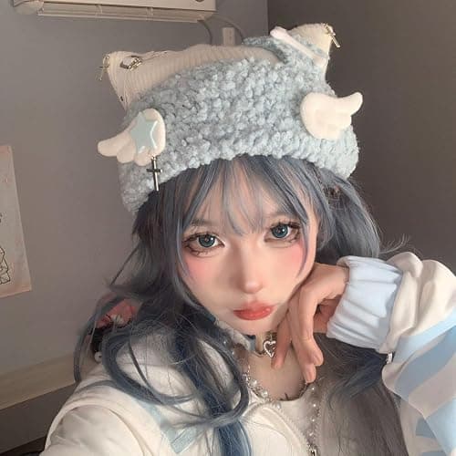 Zenrave Tenshi Kaiwai Accessories Jirai Kei Hat Cutecore Y2K Cute Tenshi Kawaii Jojifuku Harajuku Shoujo Outfit thumbnail 2