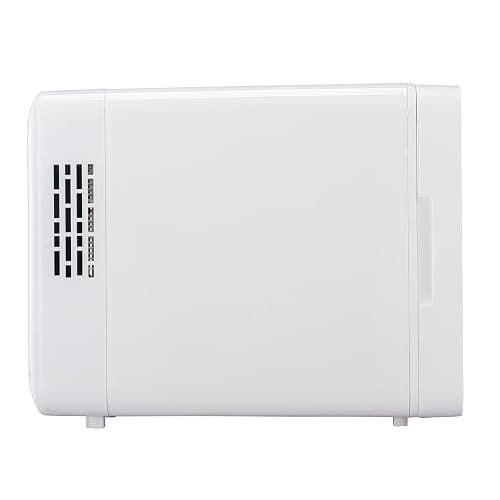 Iceblue 6L Mini Fridge with Mirror, Compact Small Fridge for Bedroom, Car, Office & Dorm, Mini skincare fridge with Dimmable LED Light Mirror for Beauty Essentials & Beverages (White) thumbnail 6
