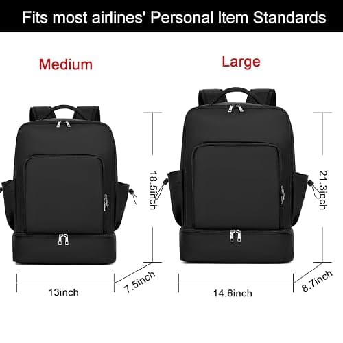 seyfocnia Sac à dos de sport pour femmes et hommes, sac à dos léger avec compartiment pour chaussures, sac de sport imperméable, sac d'entraînement, sac à dos décontracté pour voyage, M thumbnail 2