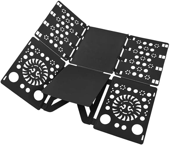 BoxLegend V3 Shirt Folding Board t Shirts Clothes Folder Durable Plastic Laundry folders Folding Boards,Black - Black - Image 1