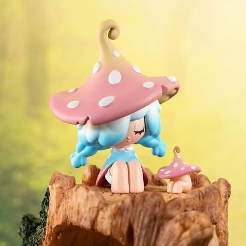 BEEMAI Moogutong Little Mushroom Girl Series Single Box (Contains 1 Figure), Blind Box Cute Figures Collectible Birthday Gift thumbnail 5