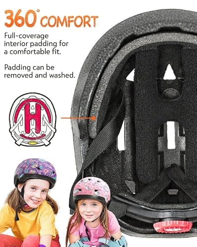 MOUNTALK Kids/Toddler Bike Helmet for Infant/Baby to Children 1/2/3/4/5/6/7/8 Years Old, Kids Helmets Ages 5-8/8-14,Skateboard Helmets for Youth Boys and Girls thumbnail 4