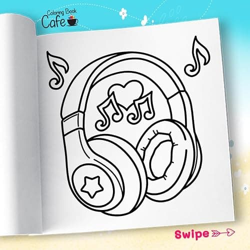 Cozy Summer: Bold & Easy Coloring Book for Adults and Teens Featuring Fun Summer Designs for Stress Relief and Relaxation (Bold and Easy Coloring Books) thumbnail 6
