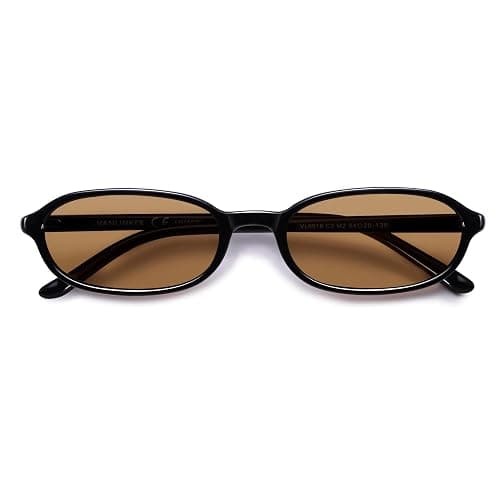 VANLINKER Trendy 90s Slim Thin Rectangle Sunglasses for Women Men Retro Small Vintage Cute Shades VL9918 - Image 1