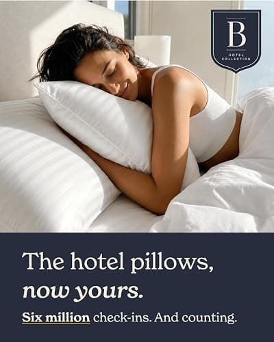 Beckham Hotel Collection Euro Size Throw Pillows (Set of 2), 26 x 26 | Down Alternative Pillow Insert for Bed, Couch, and Sofa thumbnail 3