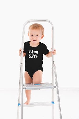 AW Fashions Chug Life Baby Bodysuit Funny, Cute, and Comfortable Infant Apparel - Trendy Newborn Clothing thumbnail 3
