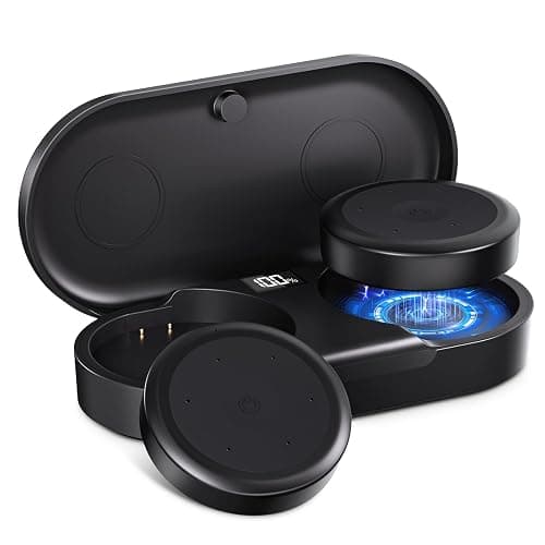 Doohoeek 2025 Ski Helmet Speaker, True Wireless Earbuds for Audio-Ready Helmets, Bluetooth Headsets with Charging Case & LED Display & IPX5 Water-Resistant, Glove-Friendly Controls - Image 1