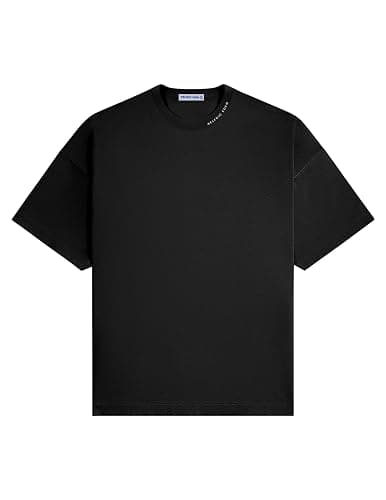 Aelfric Eden Mens Shirts Basic Cotton Tee Plain T Shirt Crew Neck Short Sleeve Tops Casual Midweight - Image 1