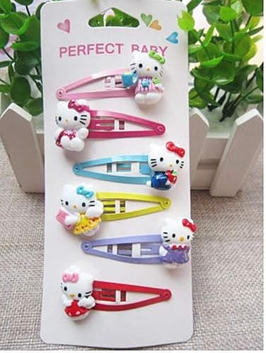 Kitty Cat Hair Accessories for Girls | Kitty Clips Headband Hairpins - Kitty Cat Gifts thumbnail 3