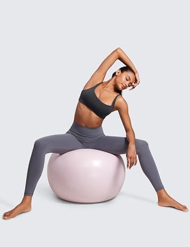 CRZ YOGA Butterluxe Spaghetti Strap Sports Bras for Women - Square Neck Yoga Wireless Low Coverage Padded Cami Crop Top - Medium - Mysterious Grey thumbnail 3