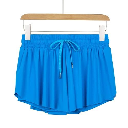 Blaosn Flowy Athletic Shorts for Women Gym Yoga Workout Running Short Pants Tennis Skort Skirt Cute Clothes Casual Summer thumbnail 3