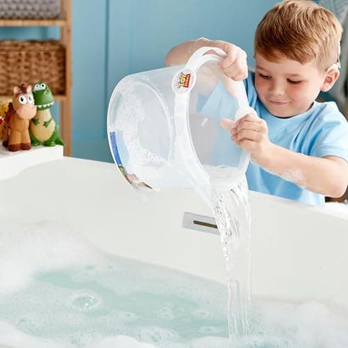 Disney Store Official Toy Story Bath Toys Set - Includes 5 Detailed Toys with a Straining Storage Bucket - Bath Time Fun & Water Play Set for Kids thumbnail 6