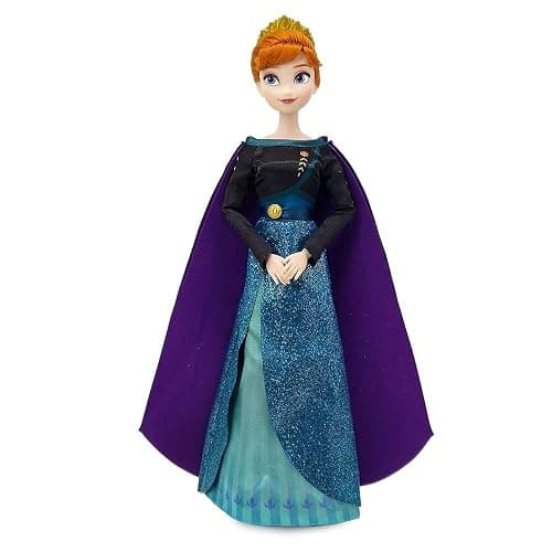 Disney Store Official Princess Classic Doll (Queen Anna from Frozen 2), 11 Inches, Includes Brush with Molded Details, Fully Posable Toy in Classic Outfit - Disney Princess Toys thumbnail 6