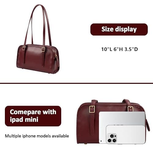 MINKARS Swing Zip Shoulder Bag with Cherry Bag Charm thumbnail 4