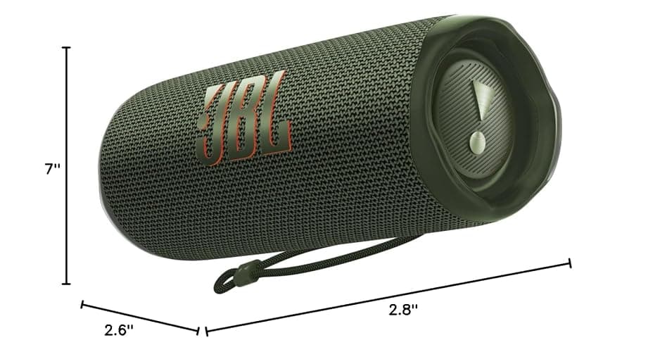 JBL Flip 6 - Portable Bluetooth Speaker, powerful sound and deep bass, IPX7 waterproof, 12 hours of playtime, JBL PartyBoost for multiple speaker pairing for home, outdoor and travel (Green) thumbnail 10