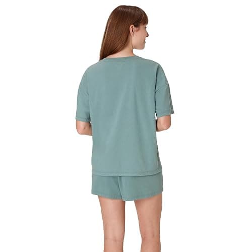 Hanes Women's Pajamas Set, Comfywear Pajamas for Women Set, Originals SupertSoft Loungewear, T-Shirt & Sleep Shorts thumbnail 2