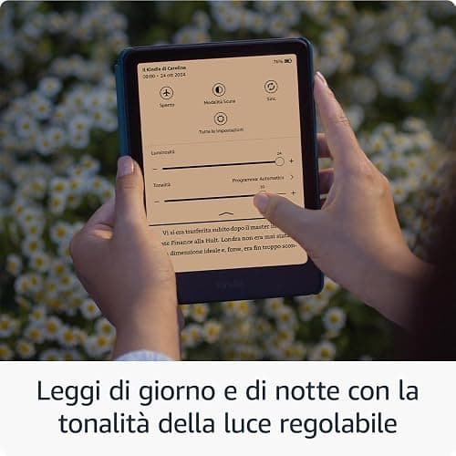 Amazon Kindle Paperwhite (Ultimo modello) - Il nostro Kindle più veloce di sempre, nuovo schermo antiriflesso, la batteria dura settimane - 16 GB - Senza pubblicità - Nero thumbnail 5