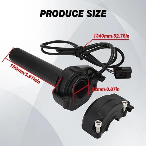 Electric Dirt Bike Throttle for Surron 79Bike Falcon Tuttio Soleil01 | Quick Response Nylon Twist Throttle Handle Tube for Sur Ron Light Bee X S/E Ride Pro/MacFox/79Bike Falcon Pro Falcon GT-Black thumbnail 7