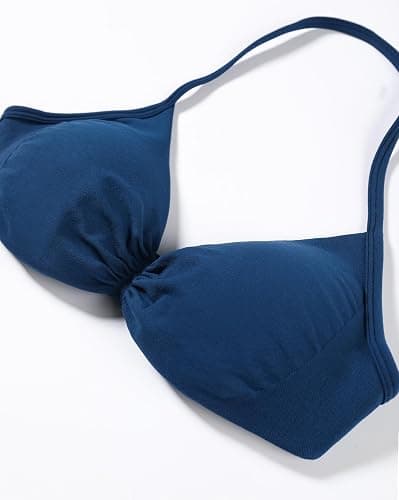 AUROLA Influence Strappy Bra Sports Bras for Women, Backless Padded Impact Strappy Bra Workout Gym Yoga with Removable Cups thumbnail 4