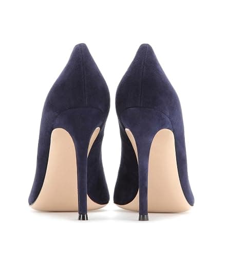 EDEFS Womens Pointed Toe Court Shoes Slip On Elegant Pumps Formal Dress Shoes thumbnail 3