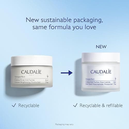 Caudalie Vinoperfect Instant Brightening Dark Spot Moisturizer with Niacinamide, Refillable Packaging - 1.6 Fl. Oz, Packaging may vary thumbnail 9